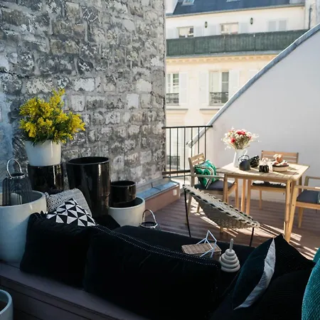 Superbe Penthouse 3 Hammam Terrasse - Saint Germain *