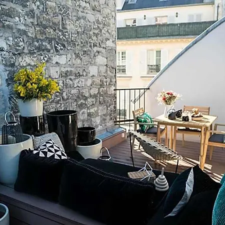 Superbe Penthouse 3 Hammam Terrasse - Saint Germain *