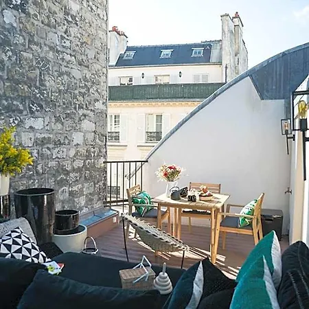 Hotell Superbe Penthouse 3 Hammam Terrasse - Saint Germain